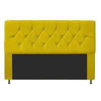 Cabeceira King 195 Cm Cama Box King Suede Amarelo - 3