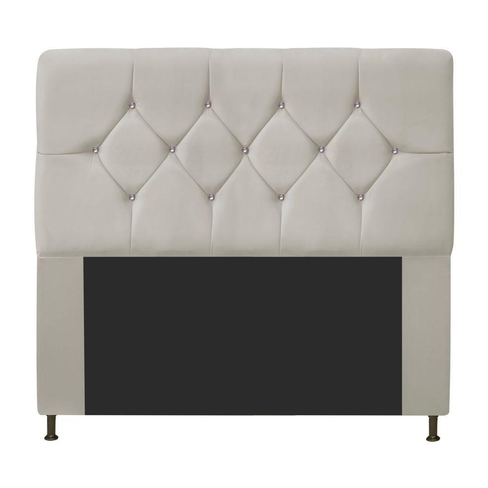 Cabeceira Casal 140 Cm Cama Box Corano Bege - 1