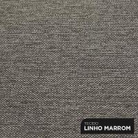 Cabeceira Cama Box Solteiro Nice 100cm Linho Marrom - Abmaza - 7