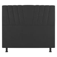 Cabeceira Cama Box Casal Queen Size Dublin 160cm Linho Cinza - Abmaza - 1