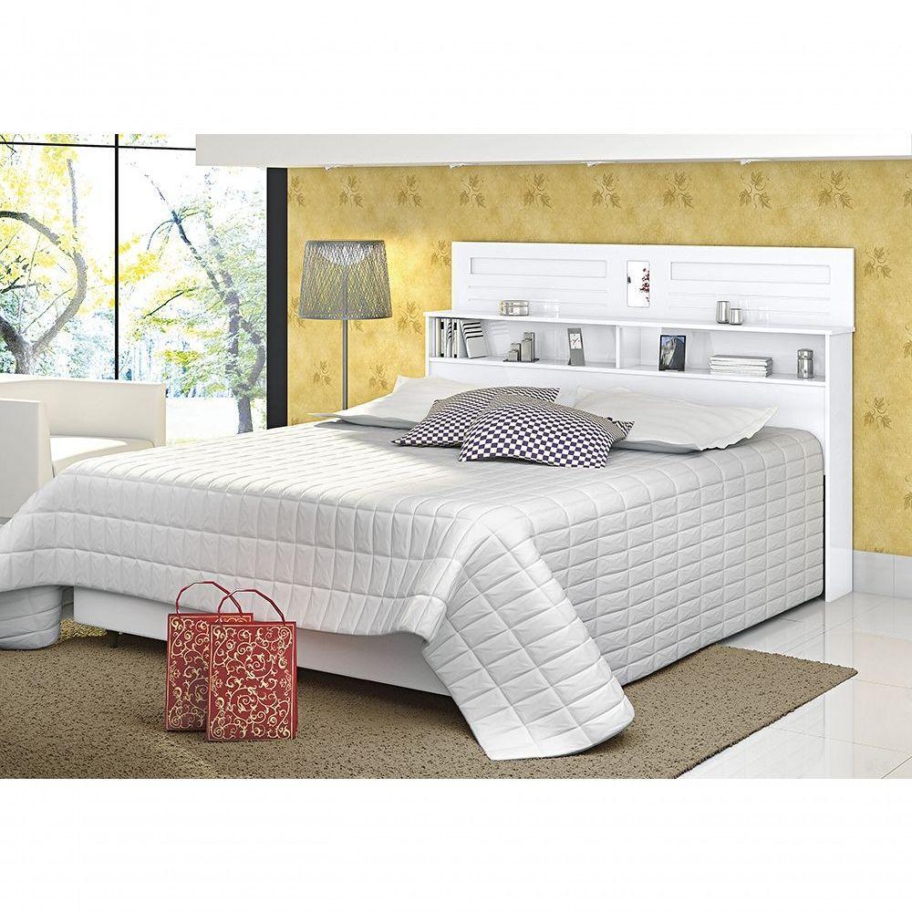 Cabeceira Casal Florença 1,40 Branco - Vitamov - 1