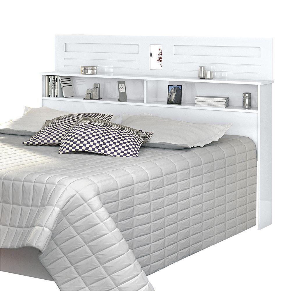 Cabeceira Casal Florença 1,40 Branco - Vitamov - 3