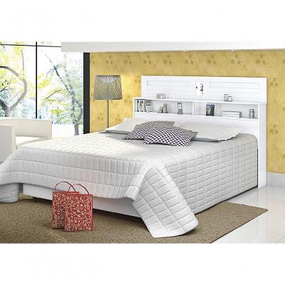 Cabeceira Casal Florença 1,40 Branco - Vitamov