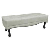 Kit Cabeceira E Calçadeira Queen 1,60M Cinza Prata - 5