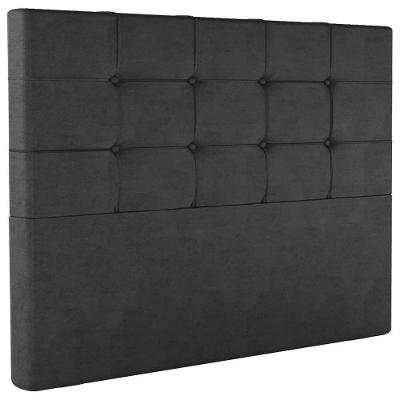 Cabeceira Queen 158 Cm Berlin Veludo Preto Soon Preto