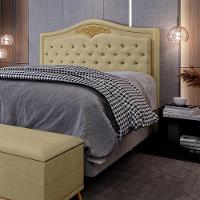 Cabeceira Casal King 195Cm J02 Linho Areia - 11