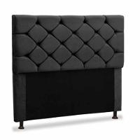 Cabeceira Js Caribe 90 Cm Solteiro Chumbo - 1
