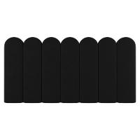 Painel Cabeceira Cama Box Solteiro Lana 100cm Linho Preto - Abmaza - 1