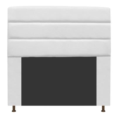 Cabeceira Estofada Turim 160 Cm Queen Size Suede Branco