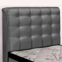 Cabeceira Cama Box Solteiro Ciara 90cm Botonê Com Frame Linho Cinza - Abmaza - 11