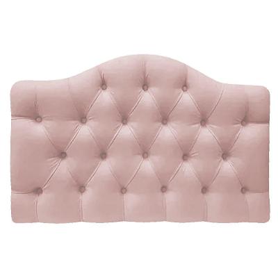 Cabeceira Suspensa Imperatriz 160 Cm Queen Size Suede Rosê