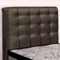 Cabeceira Cama Box Solteiro Ciara 90cm Botonê Com Frame Linho Cacau - Abmaza - 6