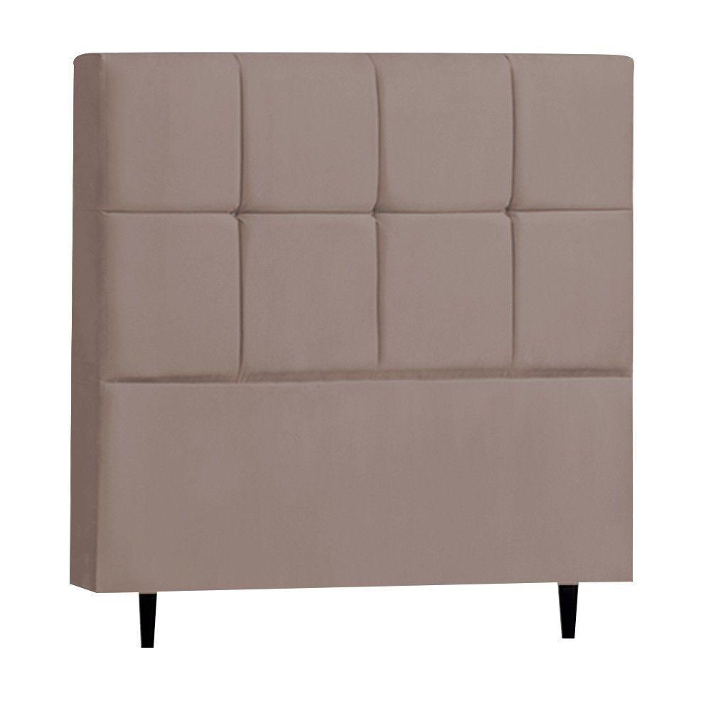 Cabeceira Para Cama Box Solteiro 90 Cm - Marrom - 1