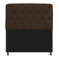 Kit Cabeceira Lady E Recamier Félix 160 Cm Queen Size Marrom - 2