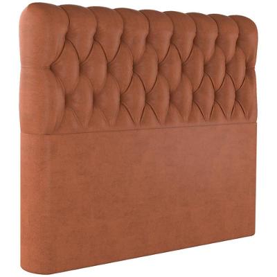 Cabeceira Queen 158 Cm Vegas Veludo Terracota Soon Terracota