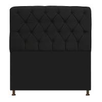 Kit Cabeceira Lady Recamier Félix Casal Suede Preto - 4