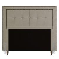 Cabeceira Queen Size Luxor 160Cm Com Tachas E Frame Bege - 1