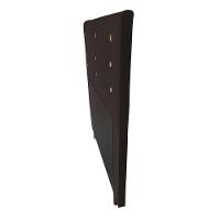 Cabeceira Cama Box Solteiro Roma 90Cm Veludo Marrom - Abmaza - 3