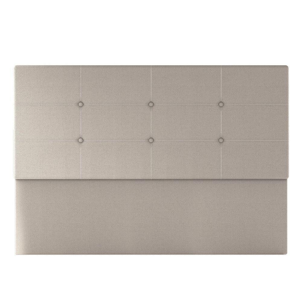 Cabeceira Estofada Casal 140 Cm Terra Linho Skybox Bege - 2