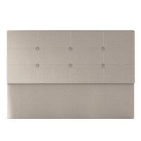 Cabeceira Estofada Casal 140 Cm Terra Linho Skybox Bege - 2