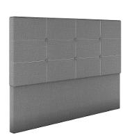 Cabeceira Estofada Casal 140 Cm Terra Linho Skybox Cinza - 2