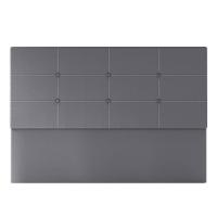 Cabeceira Estofada Casal 140 Cm Terra Corino Skybox Cinza - 3