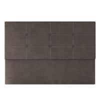 Cabeceira Estofada Casal 140 Cm Terra Veludo Skybox Marrom - 2
