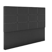 Cabeceira Estofada Casal 140 Cm Terra Linho Skybox Preto - 2