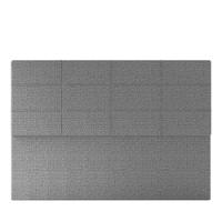 Cabeceira Estofada Casal King Size 195 Cm Marte Linho Skybox Cinza - 2