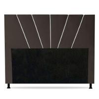 Cabeceira Cama Box Casal Queen Size Dallas 160Cm Marrom - 1