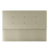 Cabeceira Estofada Casal 140 Cm Terra Corino Skybox Bege - 3