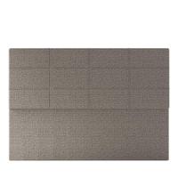 Cabeceira Estofada Casal King Size 195 Cm Marte Linho Skybox Marrom - 2