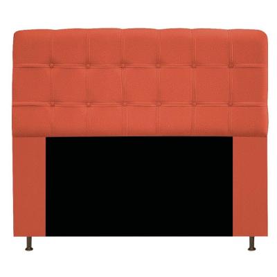 Cabeceira195 Cm King Size Com Botonê Suede Terracota