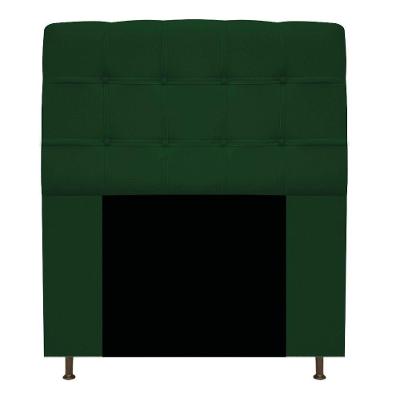 Cabeceira90 Cm Solteiro Com Botonê Suede Verde