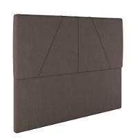 Cabeceira Estofada Casal 140 Cm Júpiter Corino Skybox Marrom