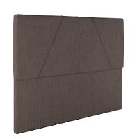 Cabeceira Estofada Casal Queen Size 160 Cm Júpiter Veludo Skybox Marrom