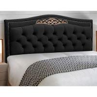 Cabeceira Estofada Cama Box Casal Belize 140Cm Chumbo - 4