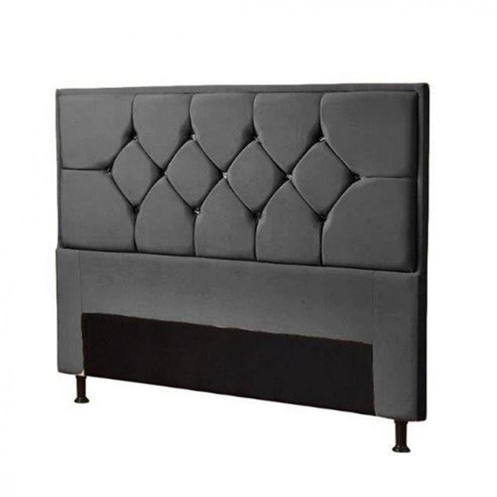 Cabeceira Js Mali 140 Cm 81140 1700 Chumbo - 1