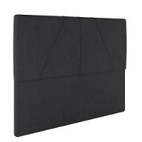 Cabeceira Estofada Casal Queen Size 160 Cm Júpiter Veludo Skybox Preto - 3