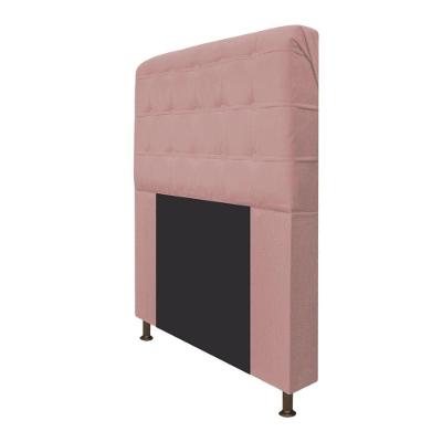 Cabeceira Dama 160 Cm Queen Size Com Botonê Suede Rosê
