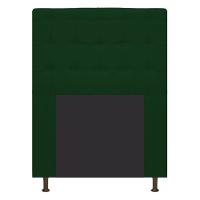 Cabeceira Dama 90 Cm Solteiro Com Botonê Suede Verde - 3