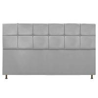 Cabeceira Damares 195 Cm King Size Com Botonê Suede Cinza - 3
