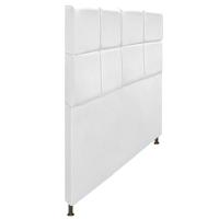 Cabeceira Damares 160 Cm Queen Size Com Botonê Suede Branco - 1