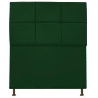 Cabeceira Damares 90 Cm Solteiro Com Botonê Suede Verde - 3