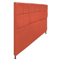 Cabeceira Damares 195Cm King Size Com Botonê Suede Terracota - 1