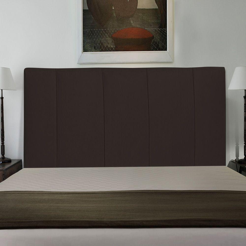 Cabeceira Cama Box Casal Donna 140Cm Corano Marrom - Abmaza - 4