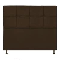 Cabeceira Damares 160 Cm Queen Size Com Botonê Suede Marrom - 3