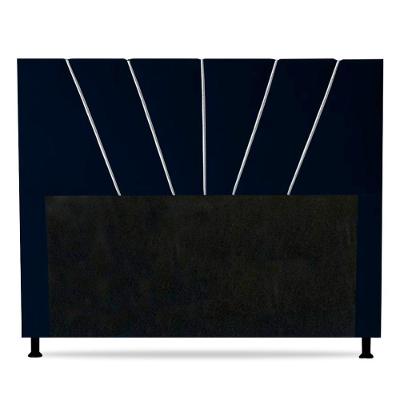 Cabeceira Queen Size Dallas 160Cm Azul Marinho