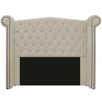Cabeceira Veneza 195 Cm King Size Suede Bege