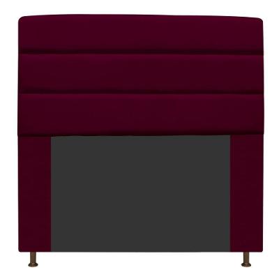 Cabeceira Turim 160 Cm Queen Size Suede Bordô